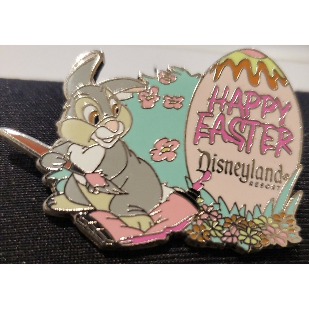 Disney Pin Thumper Bambi Bunny Rabbit Disneyland Egg 52538 DLR Happy Easter